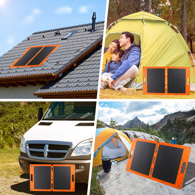 foldable solar panel 40w B