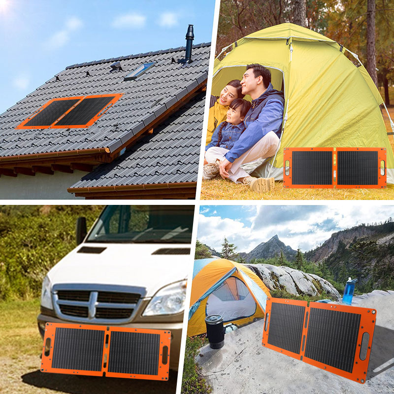 foldable solar panel 60w