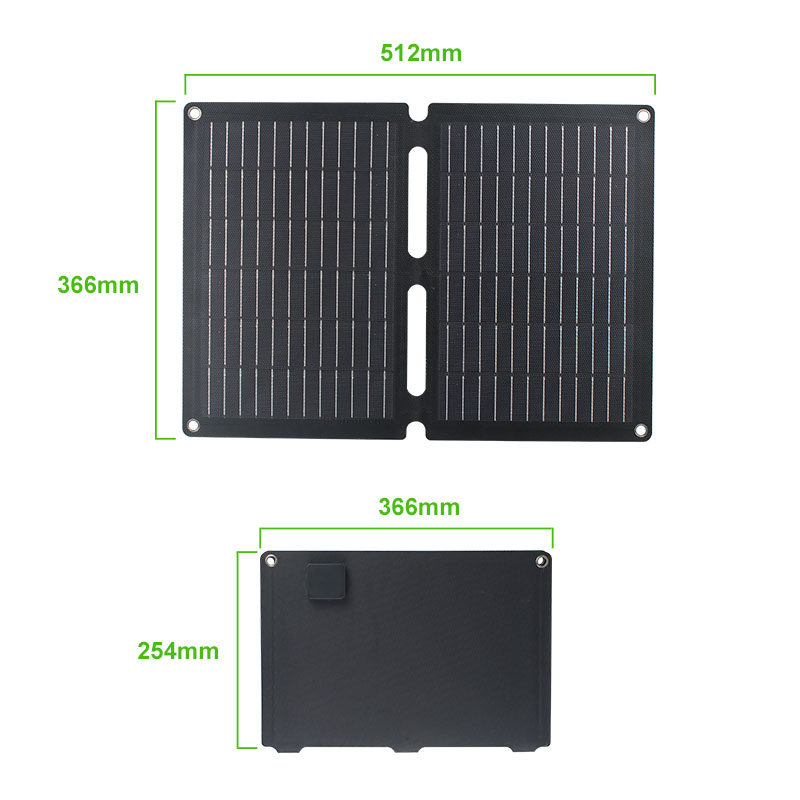 foldable solar panel 30w