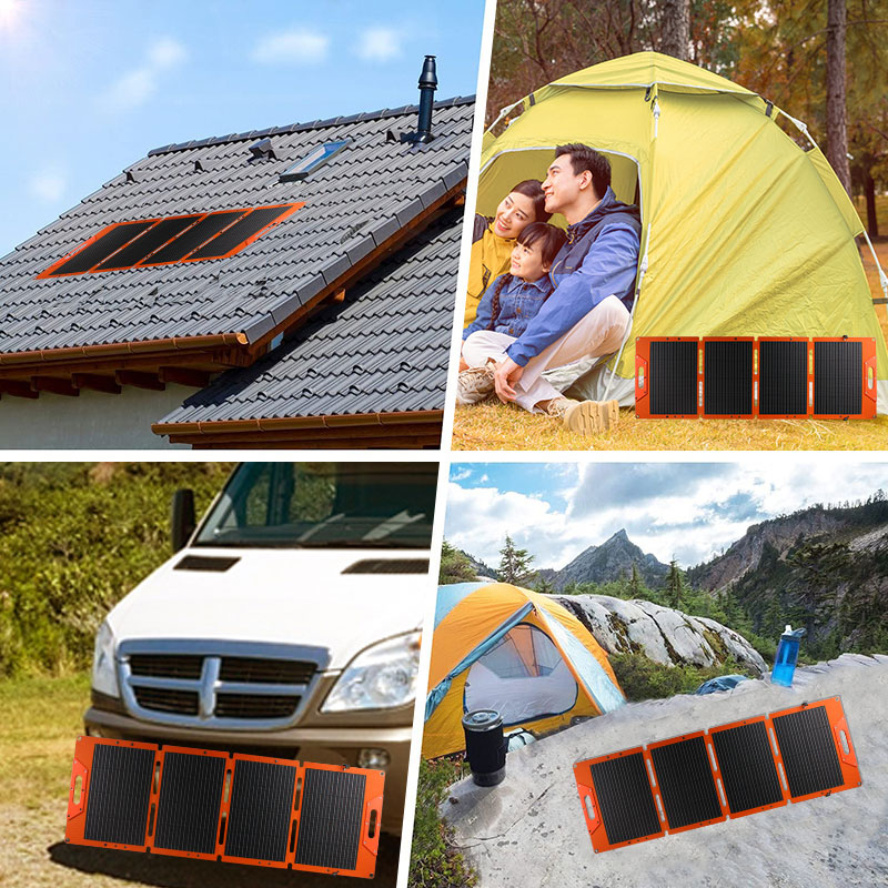 foldable solar panel 100w