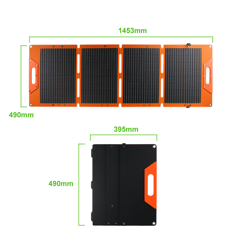 foldable solar panel 100w